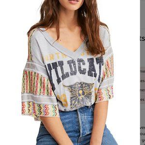 We The Free People Wildcats Oversized Graphic Tunic